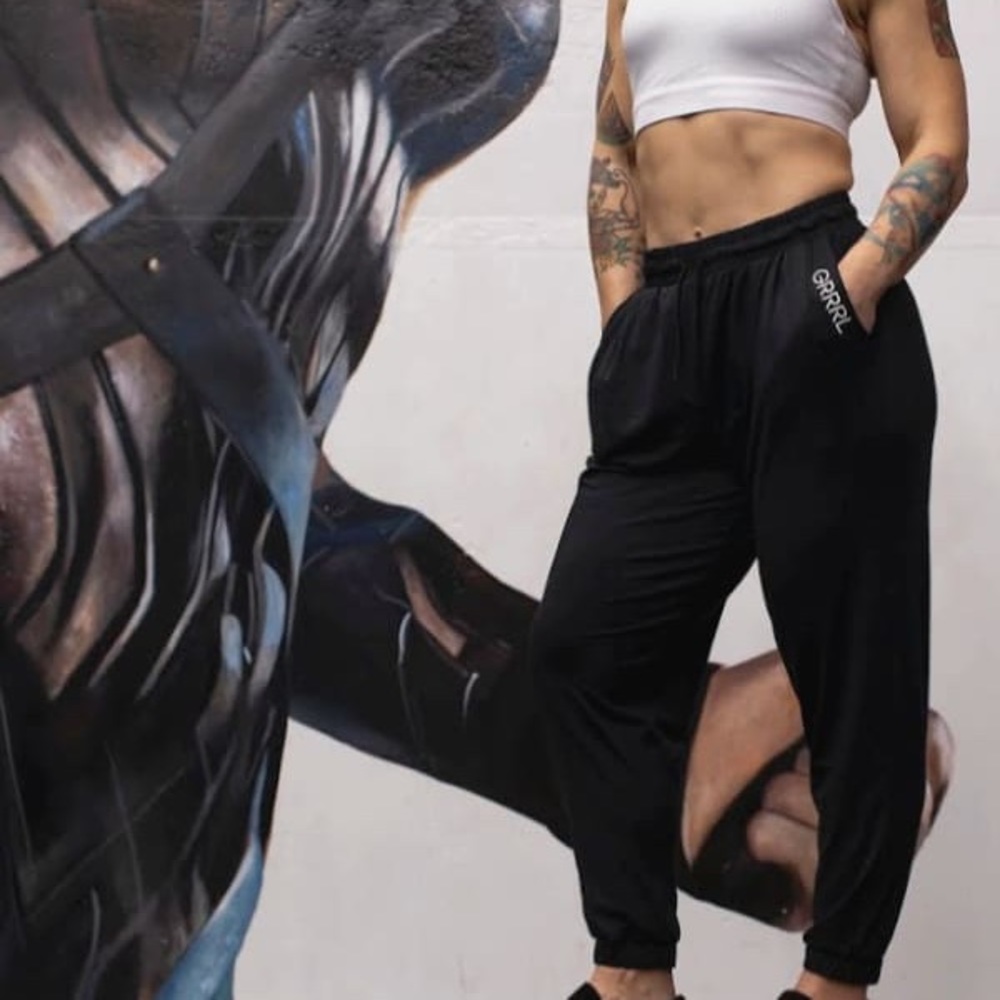 Grrrl Elevated Black Genie Pants